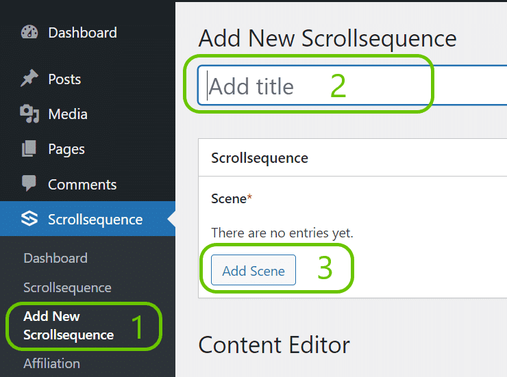 Add New Scrollsequence Images