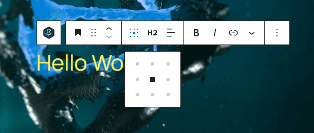 Scrollsequence Scene Block Alignment Controls